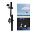 thumbnail image 1 of Soporte de montaje de Conector de soporte de montaje Estiramiento para silla de playa Cochecito al aire libre Negro CUTICAT soporte para paraguas de bicicleta, 1 of 8