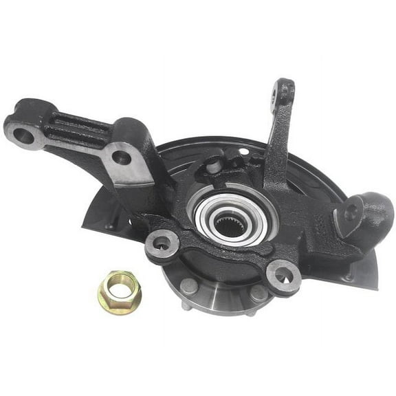 Front Right Passenger Side Wheel Bearing Hub Kit - Loaded Knuckle - Compatible with 2002 - 2006 Nissan Altima 2.5L 4-Cylinder 2003 2004 2005
