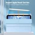 thumbnail image 6 of Slim Case for iPad Mini 6 2021 (8.3 Inch) - [Built-in Pencil Holder] Shockproof Cover Clear Transparent Back Shell, Auto Wake/Sleep for iPad Mini 6th Generation, 6 of 9