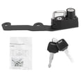 thumbnail image 1 of Candado antirrobo para casco de motocicleta de aleación de aluminio con 2 llaves, compatible con Kawasaki Z1000 2014-2017, 1 of 14
