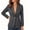 Dark Gray, variant on IUYRTFE Women's Slim Fit Single Button Blazer Long Sleeve Notched Lapel Casual Workwear Jacket