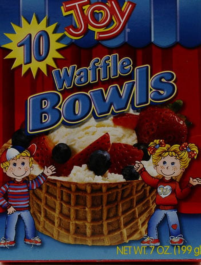 Joy Waffle Bowls 10 Ct, Ice Cream Cones & Toppings