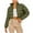 #075-Army Green, variant on Ounisa Cropped Puffer Jacket Women 2025 Winter Warm Zip Up Padded Short Quilted Jackets Down Coat