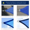 thumbnail image 5 of Outsunny 24' x 24' Outdoor Blue Sun Shades Canopy, Waterproof UV Block Protection, 5 of 9