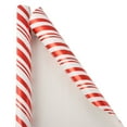 thumbnail image 3 of JAM Paper® Christmas Wrapping Paper Rolls, 12 sq. ft., Candy Cane Christmas, Sold Individually, 3 of 3