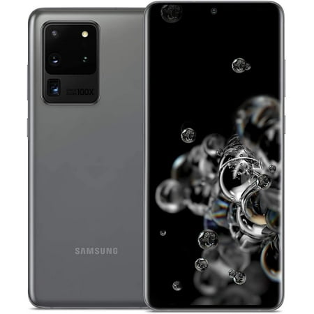 Restored Samsung Galaxy S20 Ultra 5G 128GB Fully Unlocked Phone Cosmic Gray (Refurbished)