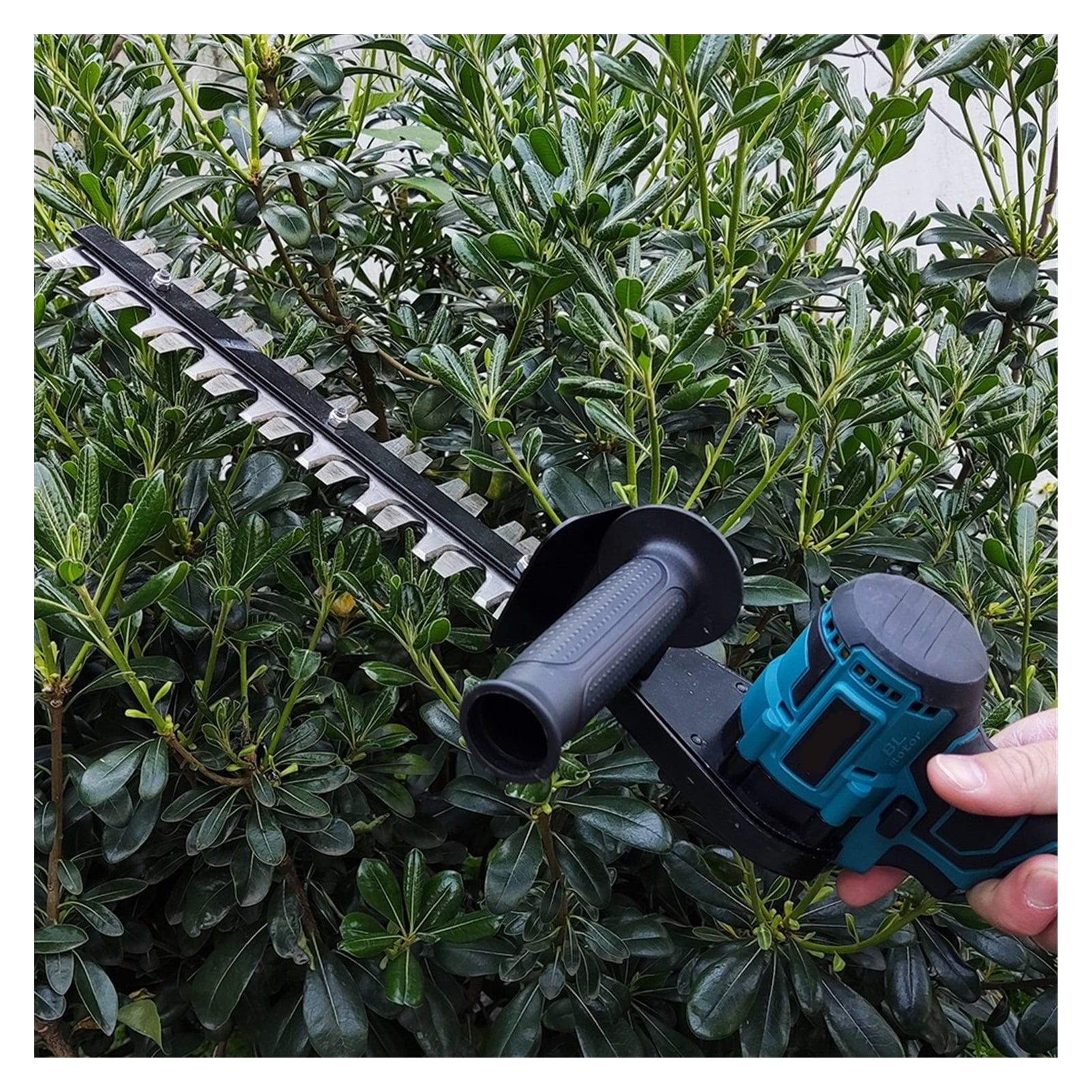 Cordless Brushless Hedge Trimmer With 28CM Blade Fit 18V Battery(No Battery) ,2 IN 1 Trimmer & Edger