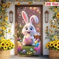thumbnail image 4 of ChicYu 35.43x70.87in Door Covers Decorations-Cute Realistic Print Summer Spring Door Banners for Front,Sign Cover Banner Hanging Backdrop for Outdoor Indoor Eve Wall Decor Supplies, 4 of 5