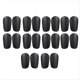 thumbnail image 1 of 10 Uds. Mini Espinilleras Negras, de Fútbol Resistentes Al Desgaste Que Absorben los Golpes, Entrenamiento, 1 of 7