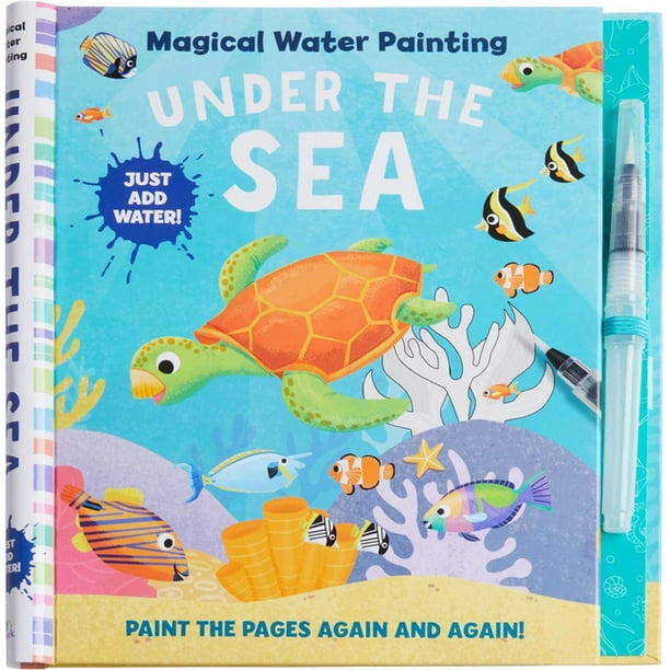 Iseek Magical Water Painting Under the Sea Art Activity Book Books