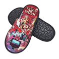 thumbnail image 2 of Hazbin Hotel Furry Slippers For Men Women Fuzzy House Slippers Winter Anti-Slip Indoor And Outdoor Slip On Shoes Medium, 2 of 8