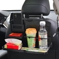 thumbnail image 4 of Car Back Seat Tray Table Foldable Car Backseat Table And Organizer Car Work Dining Table Food Tray Portable Auto Food And Drink, 4 of 4