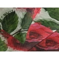 thumbnail image 3 of Ambesonne Rose Quilted Coverlet 2 Pcs, Romantic Art of English Garden, Twin Size, Dark Pink Emerald Dust, 3 of 4
