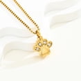thumbnail image 4 of Paw Print Pet Cremation Jewelry Urn Necklace for Ashes Memorial Ashes Necklace for Dog / Cat Memorial Keepsake for Pet, 4 of 8