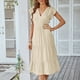 thumbnail image 2 of Vestido Midi Casual De Verano, Vestido Midi Con Cuello En V Para Mujer Viscosa Suave Amigable Con La Piel Una Línea Elegante Para Fiestas ANGGREK Cocina, Decoración y Otros, 2 of 5