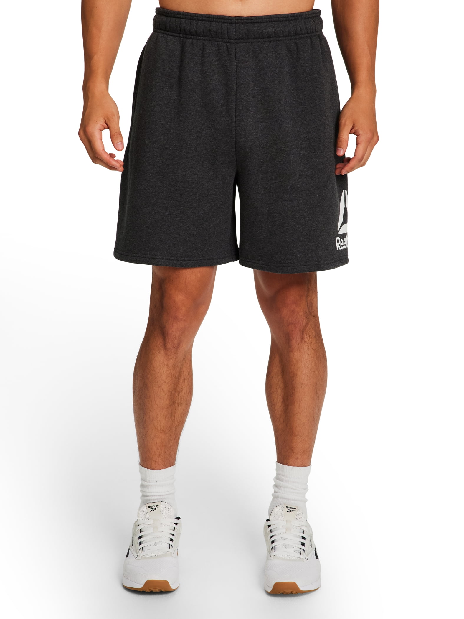 Reebok Men's and Big Men's Logo Fleece Shorts, 7" Inseam, Sizes XS-5XL