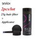 thumbnail image 2 of Set de fibra capilar Sevich de 25 g, fibra capilar + aplicador, spray de queratina para el cabello, tratamiento para el crecimiento del cabello fino y engrosado., 2 of 5