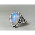 thumbnail image 5 of Heaven Crafts Pear Shape Moonstone Ring Sterling Silver 925 Promise Dainty Ring Gift For Her, 5 of 5