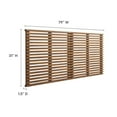 thumbnail image 6 of Wall Mount Headboard, King Size, Walnut, Wood, Mid Century Bedroom, Modern Contemporary HB35762, 6 of 7