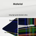 thumbnail image 4 of Black Blue Decorative Pillow Covers, Blue Scottish Tartan Red Double Sided Throw Pillow Covers Sofa Cushion Cover Lumbar 12 x 20 Inches(Set of 2), 4 of 4