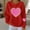 Red, variant on Goodtrade8 Heart Womens Valentine Sweatshirts Gifts Long Sleeve Ladies Valentines Day Pullover Graphic Cute Crew Neck Womens Sweatshirts