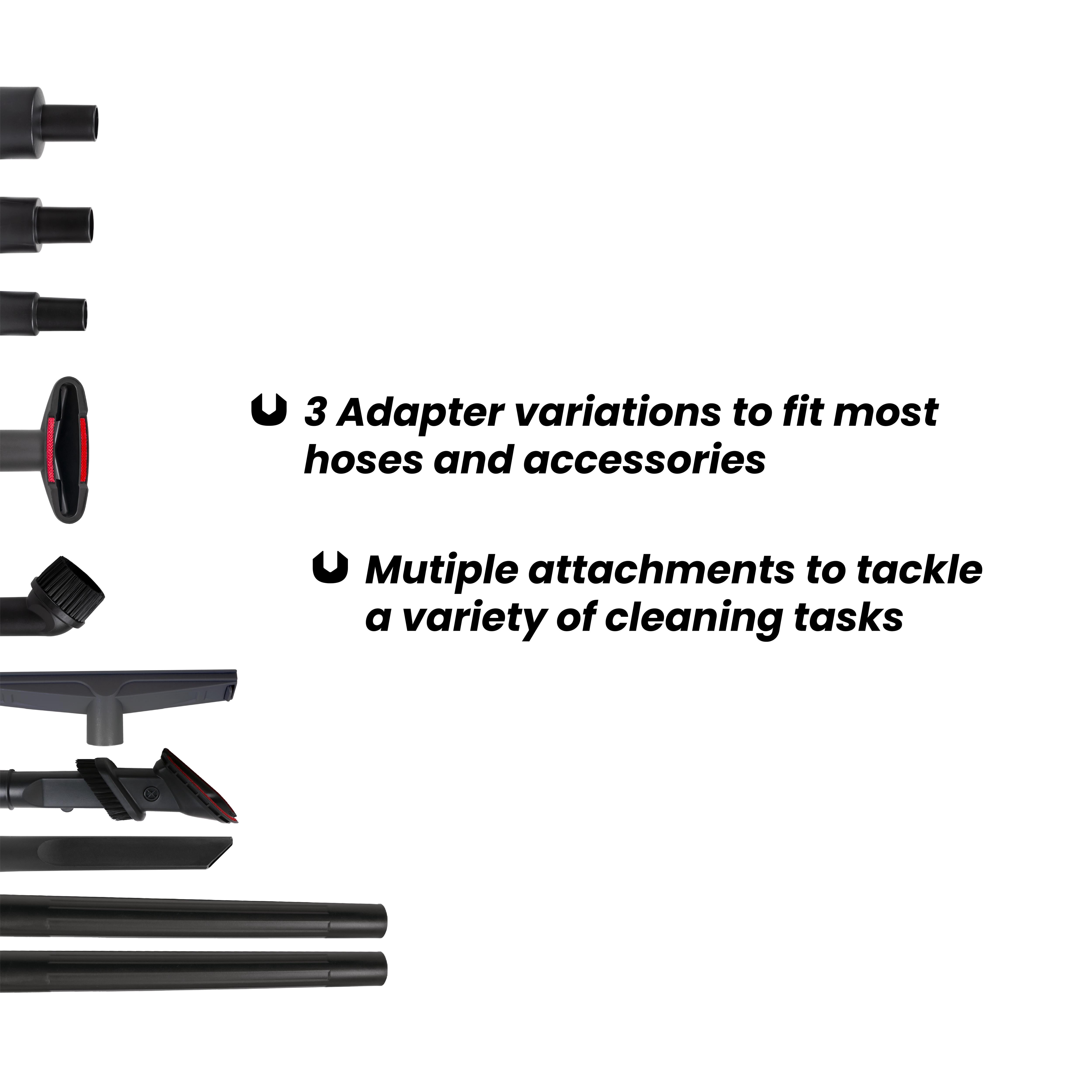 Universal 10-Piece Cleaning Kit, Fits Most Brands Under 8 Gallons