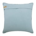 thumbnail image 2 of Pillow Cases, Blue 14"x14" (35x35 cm) Throw Pillows For Couch, Denim Maple Foil & Zardosi Cushion Cover, Nature & Floral Pattern Modern Style - Maple Gold, 2 of 5