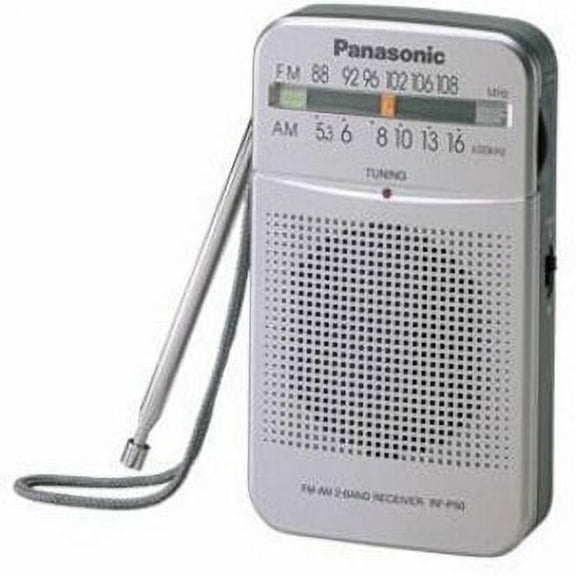 Panasonic RF-P50 Battery Pocket-Size Portable AM/FM Radio, Silver