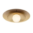 thumbnail image 4 of Sherrer 1-Light Ceiling Light in Warm Brass, 4 of 6
