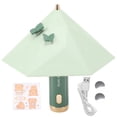 thumbnail image 1 of Umbrella Shape LED Bedside Lamp USB Rechargeable 3 Gear LED Bedroom Learning Reading Table Light 500mAh Green, 1 of 14