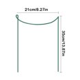thumbnail image 4 of Ounissouiy Paquete de 6 estacas de soporte para plantas, jaula de anillo, anillo de soporte para plantas de jardín de Metal para peonía, tomate, Jardín y Patio, 4 of 6