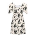 thumbnail image 5 of FcBaudy Camisole Sans Manches Robe Col en V, Robes d'Été pour Femmes, Robes Sans Manches Imprimées à Bretelles Mode Robe pour Femmes, 5 of 5