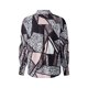 thumbnail image 3 of VISgogo Camisa Retro con Manga de Obispo para Mujer, Color Sólido/Estampado de Leopardo Solapa Blusa de Manga Larga con Botones para Damas, S/M/L/XL/XXL VISgogo moda, 3 of 9