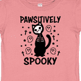 thumbnail image 4 of Inktastic Pawsitively Spooky Skeleton Cat with Ghosts and Crosses Boys or Girls Baby T-Shirt, 4 of 5