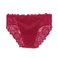 thumbnail image 2 of Women's Leak Proof Incontinence Underwear with Elegant Lace Trim and High Waisted Cut Featuring Washable Reusable Protection Wine L, 2 of 4