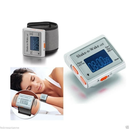 Silent Vibrating Personal Alarm Clock Shake N Wake Wrist Watch Digital LED Clock, Silent Vibrating Alarm Wrist Clock,Shake-N-Wake,You’ll never oversleep.., By (Best Vibrating Alarm App)