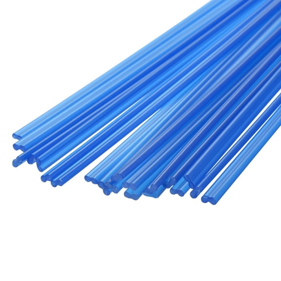 20pcs 8 Inch Plastic Welding Rods PP Welding Strips Welder Rods for Car Bumper, Plastic Welder, Blue