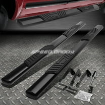 Nuvision for 02-09 Ram 1500-3500 Crew Cab 5" Black Oval Side Step Nerf Bar Running Board
