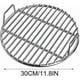thumbnail image 1 of Parrilla de barbacoa de acero inoxidable — rejilla redonda para la parrilla, calefacción uniforme, pulido en espejo, fácil de limpiar, varios tamaños (28cm/30cm/33cm/35cm/38cm) — picnic al aire, 1 of 1