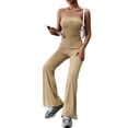 thumbnail image 2 of Valcatch Flare Jumpsuits for Women Off Shoulder One Piece Bodycon Long Pants, 2 of 5