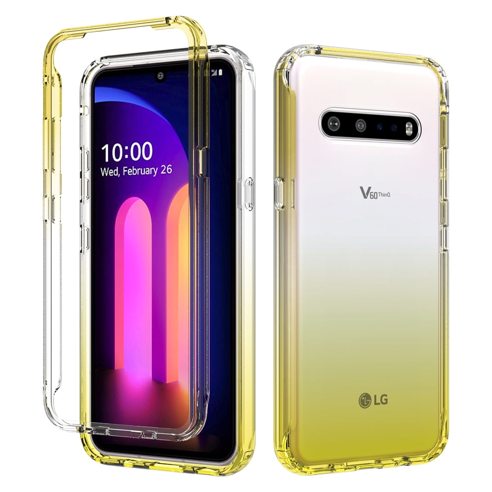 LG V60 ThinQ Case, LG G9 ThinQ Case, KAESAR FullBody Rugged Ultra Transparency Hybrid