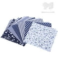 thumbnail image 4 of Cover 7Pcs DIY Face Cloth Cover Sewing Cotton Color PatchWork Dustproof Elastic Rope Navy 25x25cm, 4 of 8