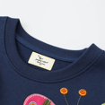 thumbnail image 6 of Zshosam Sweatshirt for Girls Fashion Girl's Graphic Sweatshirt Pullovers Crewneck Long Sleeve Sweatshirt,Navy 3-4 Years, 6 of 9