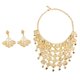 thumbnail image 5 of Conjunto de joyas para danza del vientre perfecl collar de monedas de oro y pendientes de clip, 5 of 8