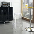 thumbnail image 4 of Modway Casper 26.5" Modern Style Plastic Counter Stool in Clear Finish, 4 of 4