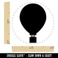 thumbnail image 2 of Hot Air Balloon Solid Self-Inking Rubber Stamp Ink Stamper - Yellow Ink - Mini 1/2 Inch, 2 of 7