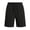 Black, variant on Mens Straight Leg Shorts Basketball Wear Soft Fabric Low Rise Fit Basketball Wear Retro Design Fashion Style Weekend Wear Black L