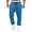 01 Blue, variant on Fewfanhot Men's Pants Drawstring Waist Fleece Lined Joggers with Pockets Soft Athletic Workout Track Pants