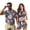 Blue Hawaiian Hibiscus, variant on KUIFORTI Matching Couple Tennis Shirts Sea Turtle Matching Couple Sport Shirts Woman Golf Clothing Set with Pocket Built in Shorts Quick Dry for Golf,Tennis,Hiking,Running,Gym
