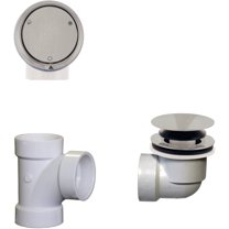 Westbrass D593CHPM-07 Patented Deep Soak Bathtub Trim Kit with Tip-Toe Drain, Satin Nickel